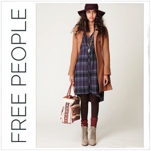 Free People Traveling Rodeo Shirt Dress Tunic Top